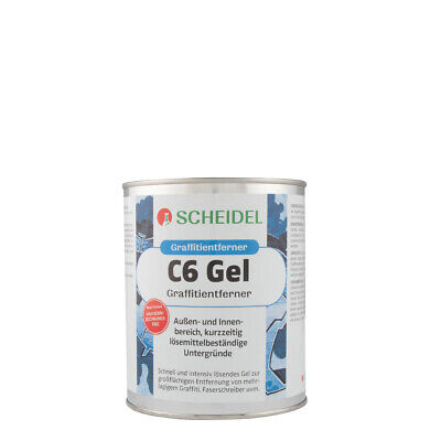 Scheidel C6 Gel Graffitientferner 1L, Schnell Lösend • 33.20€