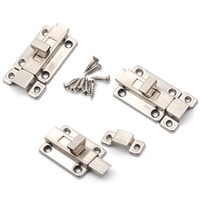 Best Door Slide Catch Lock Bolt Latch Barrel Home Gate Safety Hardware & ScrewXH