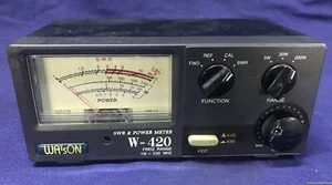 SWR & Power Meter WATSON mod. W-420 Range di frequenza da 118 - 530 Mhz - Foto 1 di 2