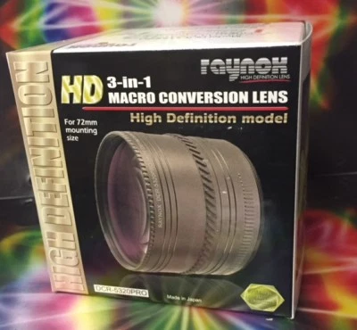 Raynox DCR-5320 PRO Macro Sigma 18-200mm 52mm 55mm 58mm 62mm 67mm 77mm 82mm - Image 1 of 4