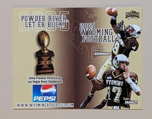2005 Wyoming Cowboys College Football Pocket Schedule NCAA 🏈🏈 - Picture 1 of 2