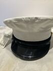 US Marine White Cap 7 Enlisted Dress Hat USMC Military Service Uniform Bernard