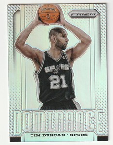 2013-14 Panini Prizm Dominance Prizms Tim Duncan San Antonio Spurs