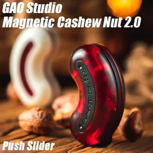 Gao Studio Cashew Hand Push Slider Fidget Desk Toys Gamer EDC PPB Gifts for Him - Picture 1 of 34