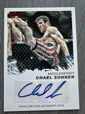 Chael Sonnen 2011 Moment of Truth Ruby Auto 3/8 UFC - 925 - Image 1 of 2