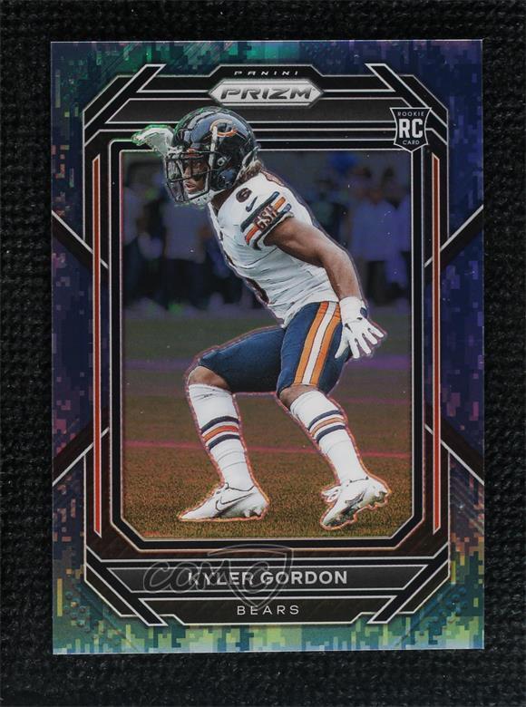 2022 Panini Prizm Rookies Navy Camo Prizm 20/25 Kyler Gordon #385 Rookie RC