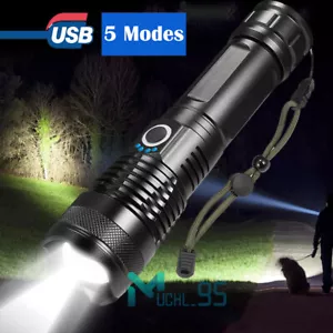 Lamparas de mano recargables led linternas alta potencia 90000000 lumens potente - Picture 1 of 6