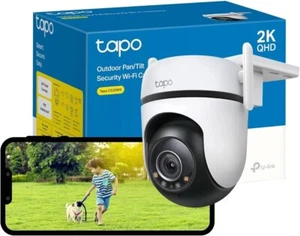 Tapo C520WS Pan/Tilt Outdoor Security Camera, 2K 4MP Wifi Outdoor Camera, 360° V - Picture 1 of 12