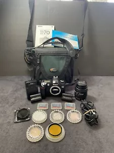 Nikon D70 Digital Camera with Nikor AF 28-70mm 1:3.5-4.5D Lens and more! Read - Picture 1 of 23