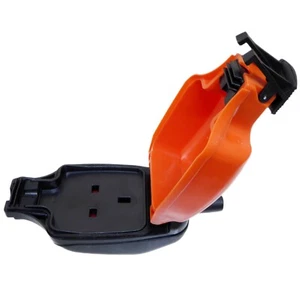 IP54 Outdoor Rewireable Trailing Socket 13A Outdoor Extension Orange Garden Lead - Picture 1 of 10