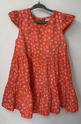 Marc Jacobs девочек красный синий розовый мини мне сердца платье sz 4y - Изображение 1 из 4