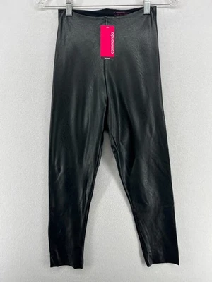 COMMANDO Leggings M Prendas para las piernas Control perfecto Cuero sintético Pull On Negro EE. UU. NUEVO Foto 1 de 4