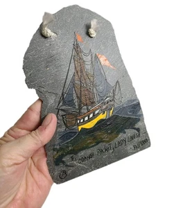 Cornish Slate von Anthony Star Fowey Cornwall England handgemalt Wandbild  - Bild 1 von 6