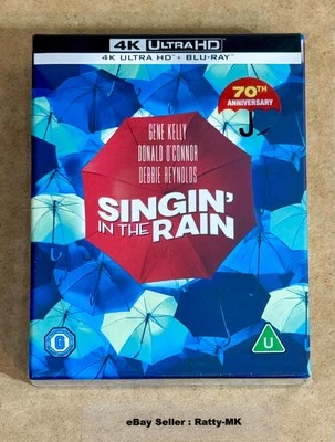 SINGIN' IN THE RAIN  UK EXCLUSIVE 4K + BLU RAY COLLECTOR'S EDITION STEELBOOK NEW - Image 1 of 4