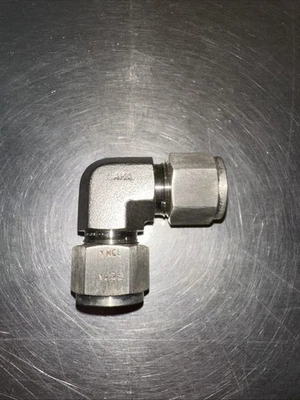 BRENNAN STAINLESS STEEL UNION ELBOW 1/2" TUBE OD SWAGELOK REF SS-810-9 *NEW*