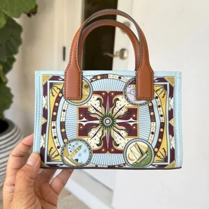 Tory Burch Ella Nylon Mini Tote Crossbody Bag 163938 - Picture 1 of 24