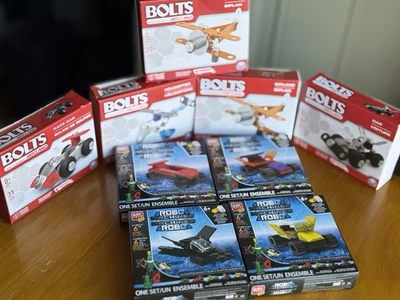 Muchos juegos de máquinas robot Bolt Meccano & Block Tech Foto 1 de 4