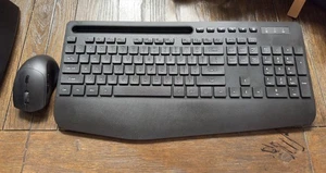 Combo De Teclado Y Mouse Inalambricos Compact Slim Para Inalámbrico Color Negra - Picture 1 of 1