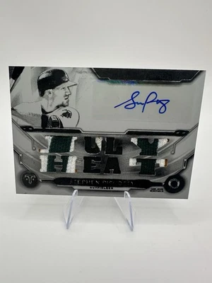 Tarjeta de camiseta Topps Triple Threads White Whale 2019 1/1 Stephen Piscotty - automática Foto 1 de 4