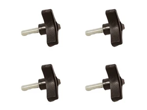 4PK OEM Scag 481625-01 Wing Nut Knobs Fits Grass Catcher Cheetas Turf Tiger - Picture 1 of 2