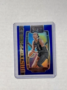 Panini Select WNBA 2024 - Imparable A'ja Wilson Blue Prizm/49 - Imagen 1 de 2