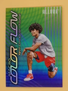 2025 Upper Deck Allure SE Kevin Concepcion Macro Color Flow #CF212 Football - Bild 1 von 2