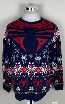 Suéter de Navidad Marvel Spiderman para hombre XL suéter feo de vacaciones Foto 1 de 4