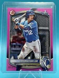 2025 Bowman - Prospects Hyungchan Um #BP-119 Pink /175 (RC) - Picture 1 of 2