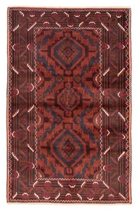 Vintage Hand-Knotted Area Rug 3'11" x 6'6" Traditional Wool Carpet - Picture 1 of 9