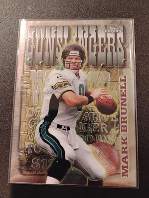 1998 Mark Brunell Topps Chrome Gunslingers - Jacksonville Jaguars - Image 1 of 2