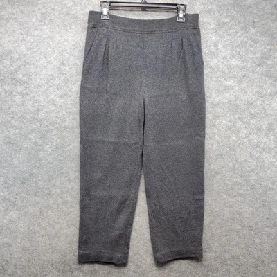 Escada Pants Women's Size 30x23 Charcoal Gray 100% New Wool Cropped Trousers - Image 1 of 4