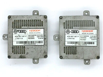 2x OEM for Audi VW Headlight LED Module Control Unit Computer 4G0.907.397.P - Image 1 of 2