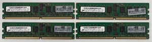 LOT 4 HP 2GB 8GB DDR2-800 PC2-6400 Micron 499276-061 497765-B21 499276-061 RAM - Picture 1 of 4