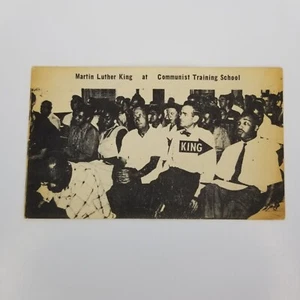 Martin Luther King Jr. an kommunistischer Ausbildungsschule Postkarte Souvenir Vintage - Bild 1 von 10