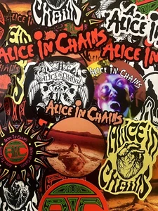 Alice in Chains Sticker Pack, Grunge Rock Sticker Pack, - Bild 1 von 4