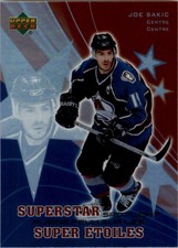2005-06 UD MCDONALD'S SUPERSTAR SPOTLIGHT #SS8 JOE SAKIC COLORADO AVALANCHE
