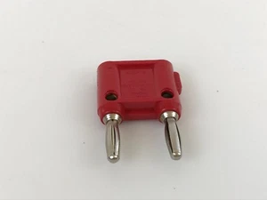 Pomona MDP-S Red Double Banana Plug w/Shorting Bar NOS Quantity: 10 - Picture 1 of 3