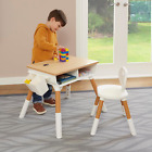 Liberty House Toys Kids Scandi Height Adjustable Table and Chair Set, Engineered