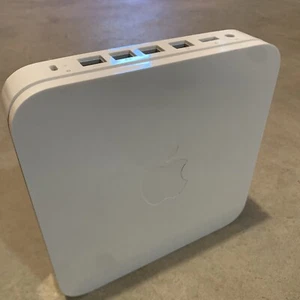 Apple Wireless A1143 AirPort Express WiFi Router Base Station Extreme W Pwr Cord - Picture 1 of 8