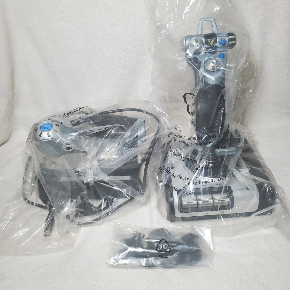 Saitek X52 PC Flight Simulator Joystick & Throttle Logitech Controller Free Game - Image 1 of 4