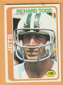 Richard Todd New York Jets 1978 Topps #267 Alabama Crimson Tide 11D - Picture 1 of 2