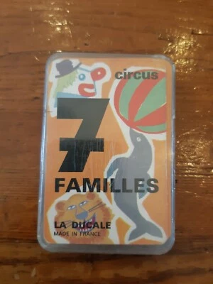 ancien jeu des 7 familles "circus" , LA DUCALE, avec boite - Photo 1/3