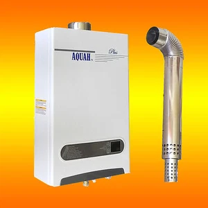 AQUAH PLUS DIRECT VENT NATURAL GAS TANKLESS GAS WATER HEATER 2.7 GPM WHOLE HOUSE - Picture 1 of 7