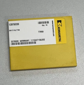10 placas de corte reversibles / Kennametal / 12387502209 / TTM09 - Imagen 1 de 2