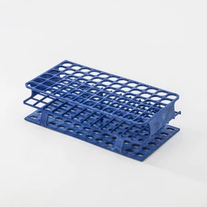 Estante congelador de tubo de ensayo para tubos de ensayo de 16 mm, soportes 72, azul 1 ea - Imagen 1 de 1