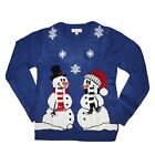 Carolyn Taylor Women's Long Sleeve Snowmen Christmas Sweater Size XL - NWT