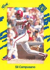 Sil Campusano 1990 Classic Yellow T66  Philadelphia Phillies  Baseball Card