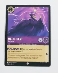 Disney Lorcana Maleficent Sorceress 49/204 - Picture 1 of 2