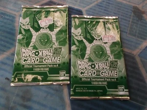 2 x Dragon Ball Super Card Game: Official Tournament Pack Vol. 4 Sealed - Picture 1 of 1