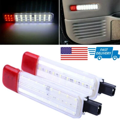 Interior Door Panel Courtesy LED Lamp Pair For 1995-2007 Silverado Sierra C/K - Image 1 of 4